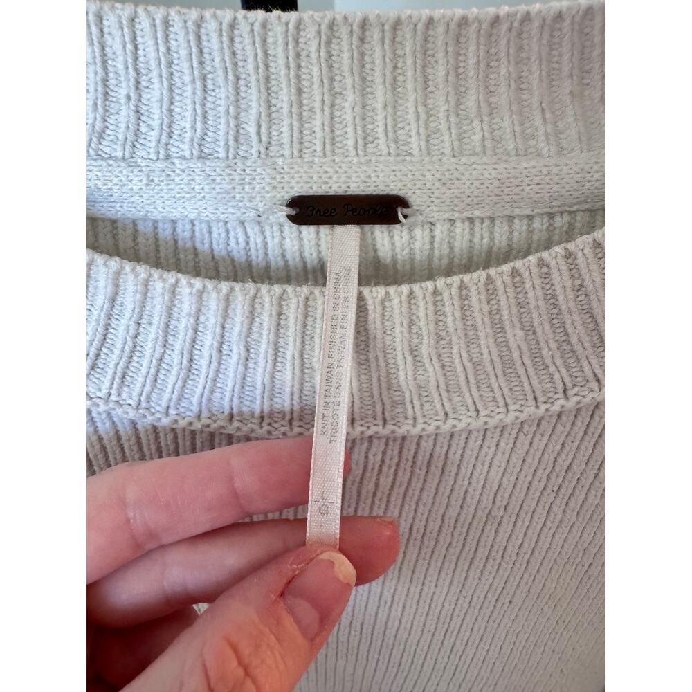 Free People Easy Street Tunic Knit Crewneck Sweater - Picture 6 of 6